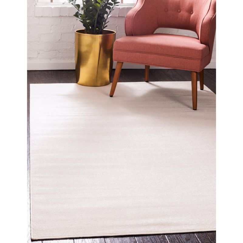 Unique Loom Williamsburg Collection Area Rug - Solid (5' 1" x 8' Rectangle Beige)