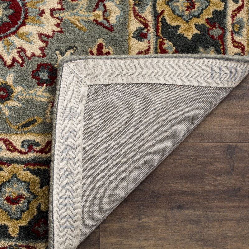 Heritage HG736 Handmade Area Rug - 5'x8' - Grey/Charcoal - Safavieh