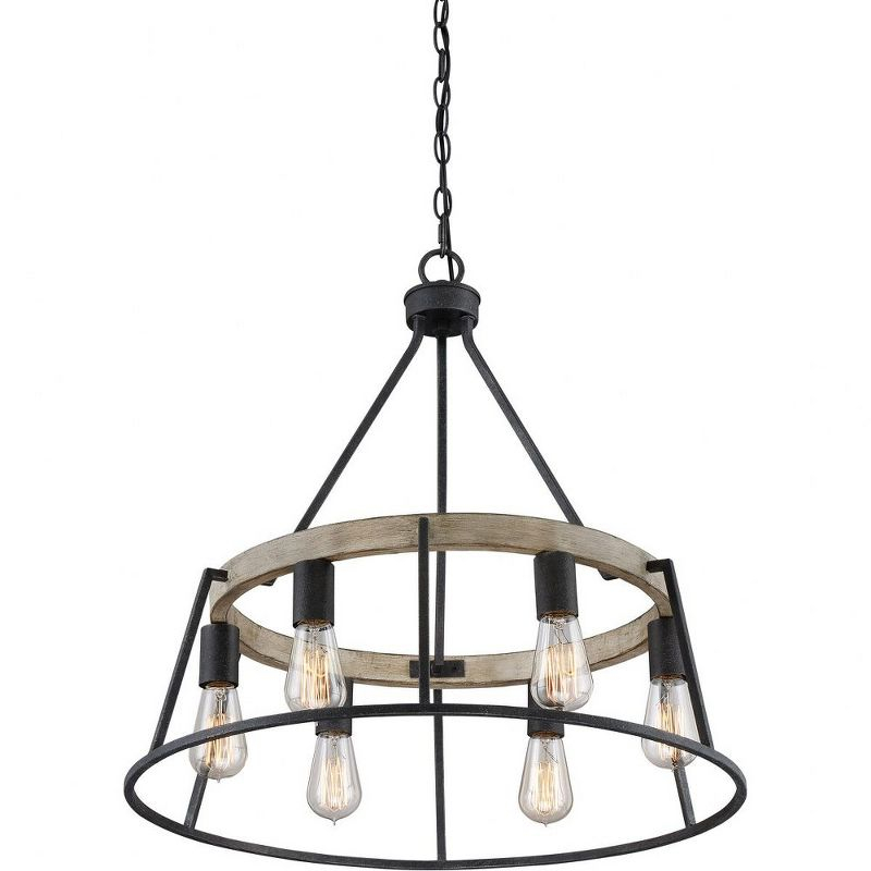 Quoizel Lighting Brockton 6 - Light Chandelier in  Grey Ash