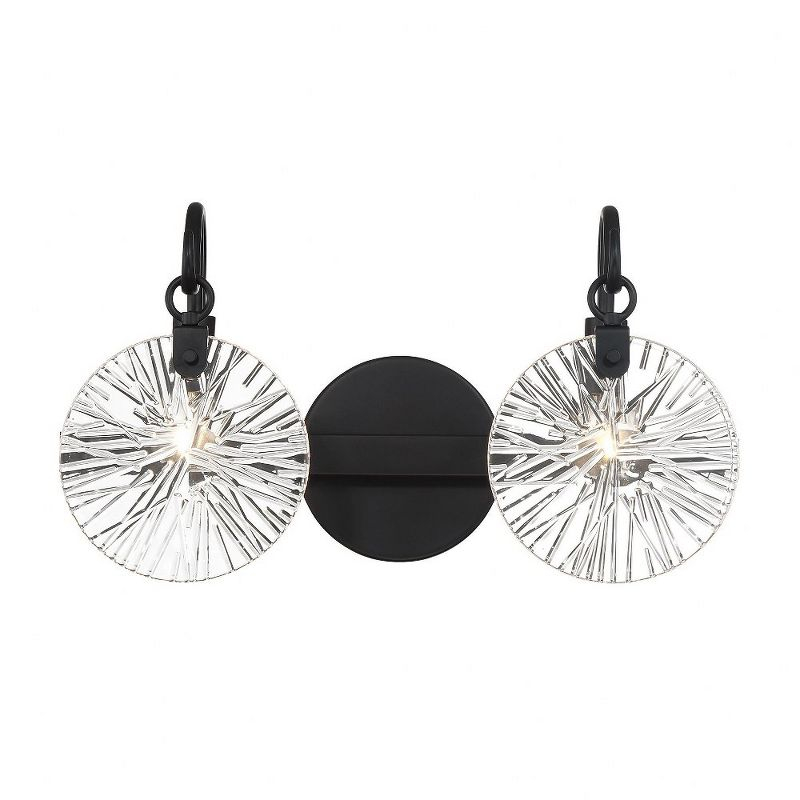 Savoy House Addison 2 - Light Vanity in  Matte Black