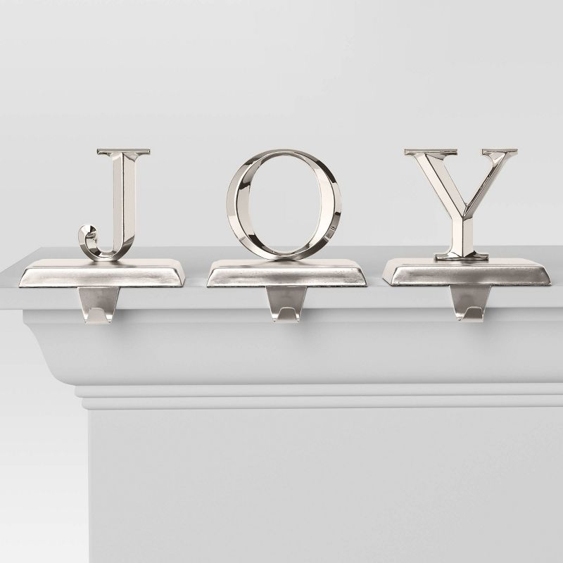 3pc JOY Christmas Stocking Holder - Wondershop™