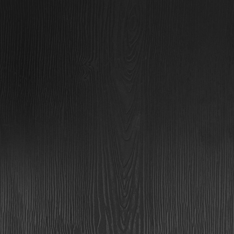 Flash Furniture Charlestown All-Weather Poly Resin Wood Adirondack Style Deep Seat Patio Loveseat with Cushions, Black/Charcoal