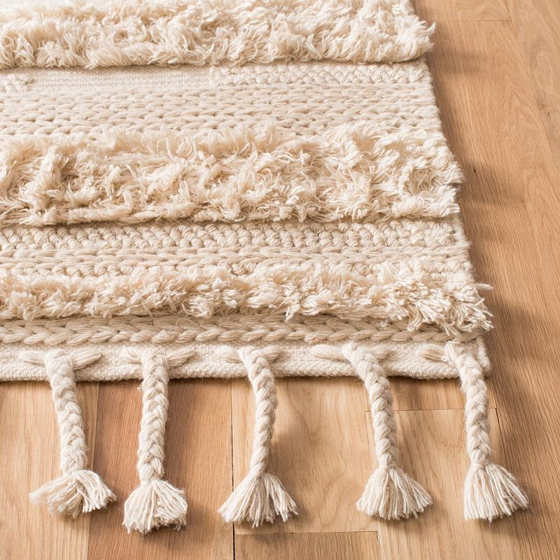 Casablanca CSB450 Hand Woven Indoor Area Rug - Beige - 5'x8' - Safavieh