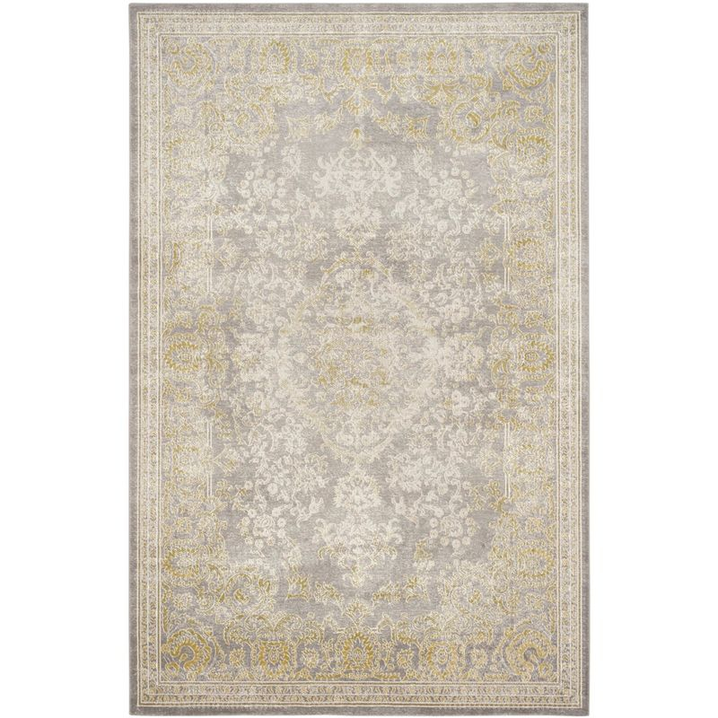 Passion PAS402 Power Loomed Area Rug - Grey/Green - 8'9"x11'9" - Safavieh.