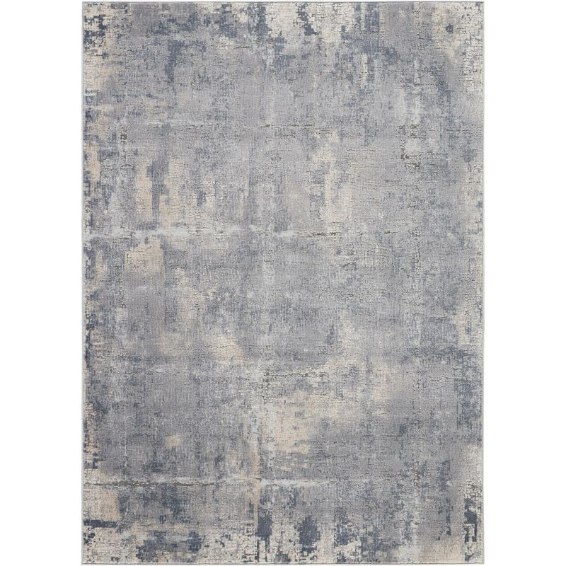 Nourison Rustic Textures Contemporary Indoor Area Rug Grey/Beige 5'3" x 7'3"