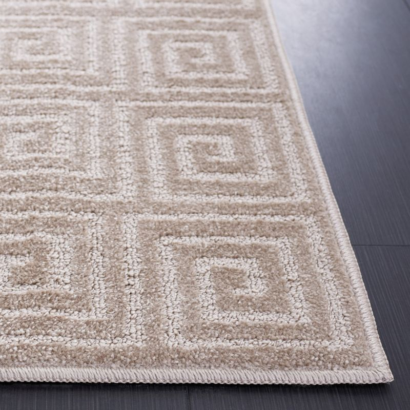 Pattern and Solid PNS412 Power Loomed Area Rug - Beige - 5'3"x7'6" - Safavieh.