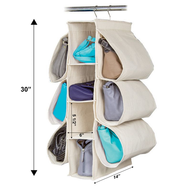 Canvas Hanging Purse Organizer