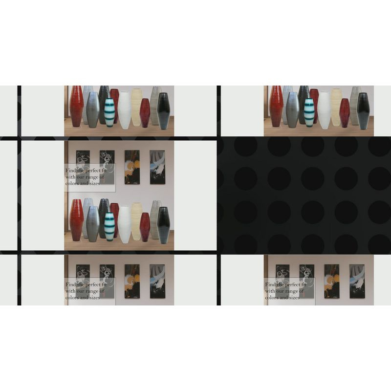 Uniquewise Handcrafted Tall Cylinder Bamboo Floor Vase – Elegant Decorative Accent for Home Offices, Hotel Lobbies, and Spa Spaces – Perfect Decor