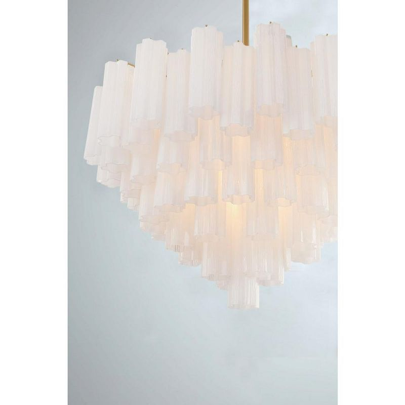 Crystorama Lighting Addis 16 - Light Chandelier in  Aged Brass
