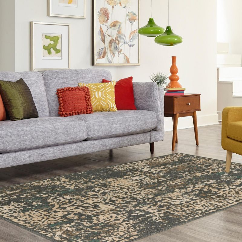 Unique Loom Tuareg Collection Area Rug - Mirage (9'  x 12' 2" Rectangle Gray/Beige)