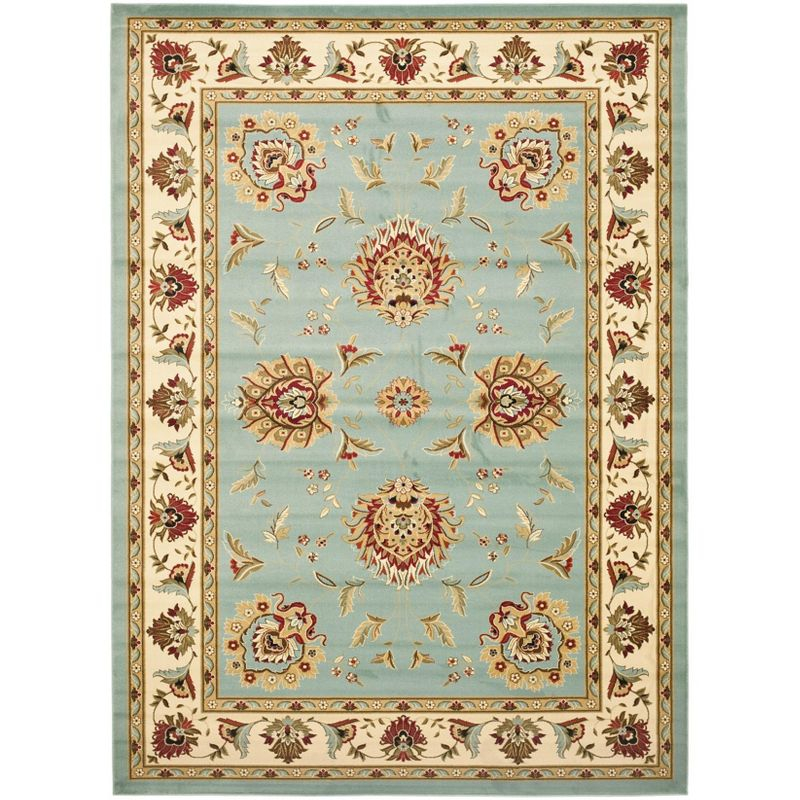 Lyndhurst LNH555 Power Loomed Area Rug - Blue/Ivory - 8'9"x12' - Safavieh