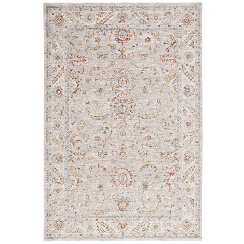Hamilton HLT108 Power Loomed Area Rug - Gray/Gold - 4'x6' - Safavieh.