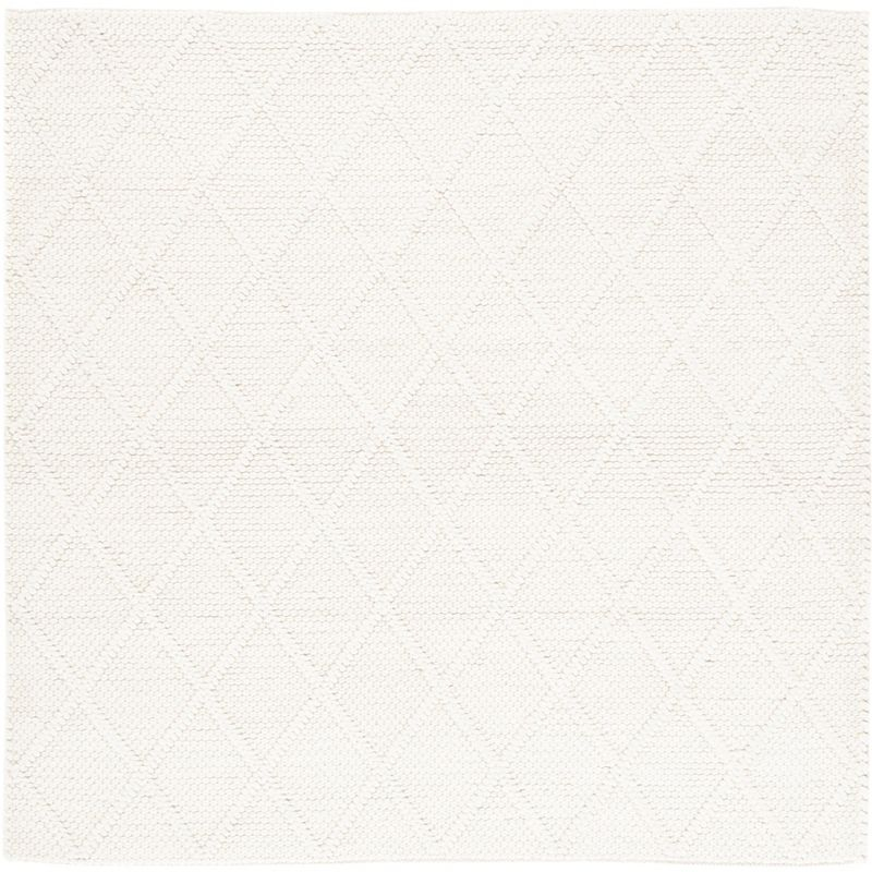Natura NAT310 Hand Woven Area Rug - Ivory/Ivory - 4'x4' - Safavieh.