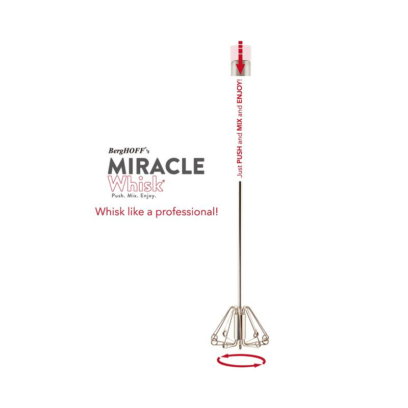 BergHOFF Essentials Stainless Steel 14" Miracle Whisk, Silver