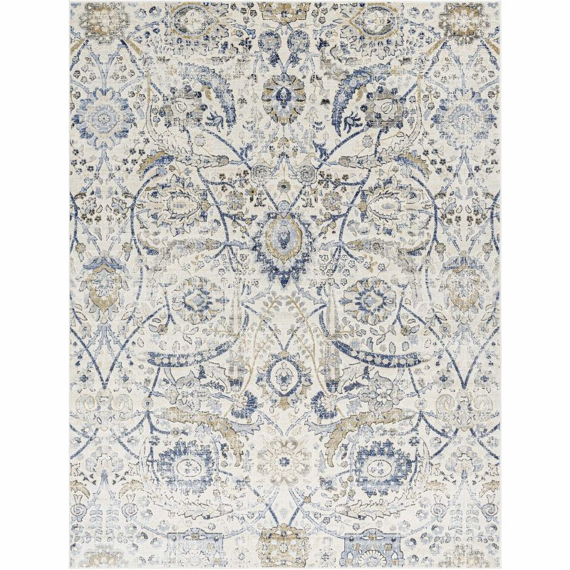 Hauteloom Rectangle Area Rug  Navy