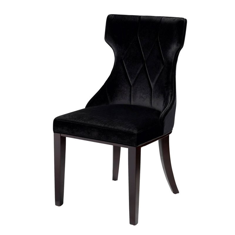Set of 2 Reine Velvet Dining Chairs - Manhattan Comfort