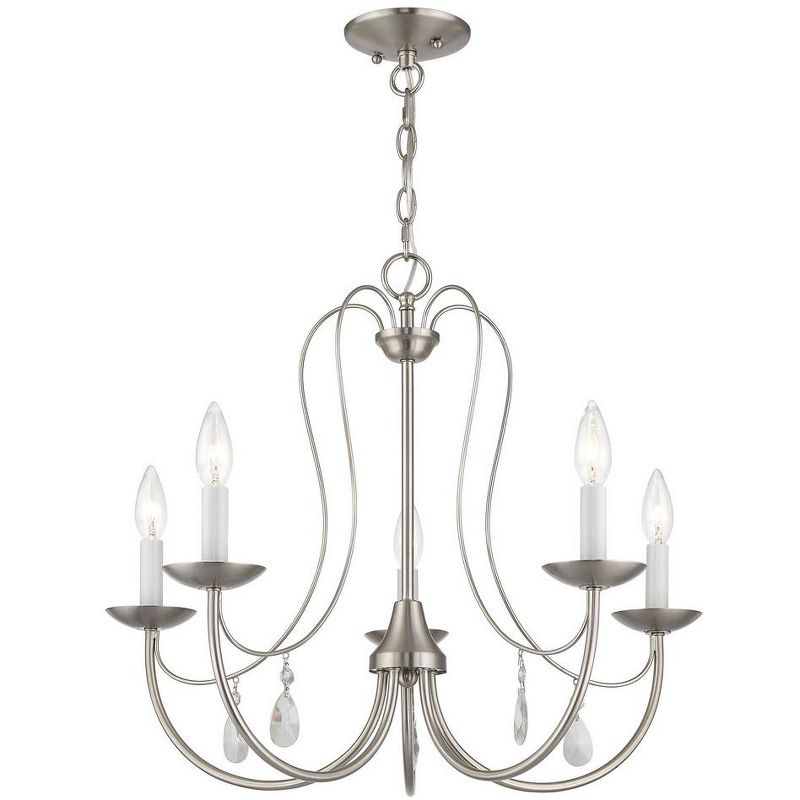Livex Lighting Mirabella 5 - Light Chandelier in  Brushed Nickel