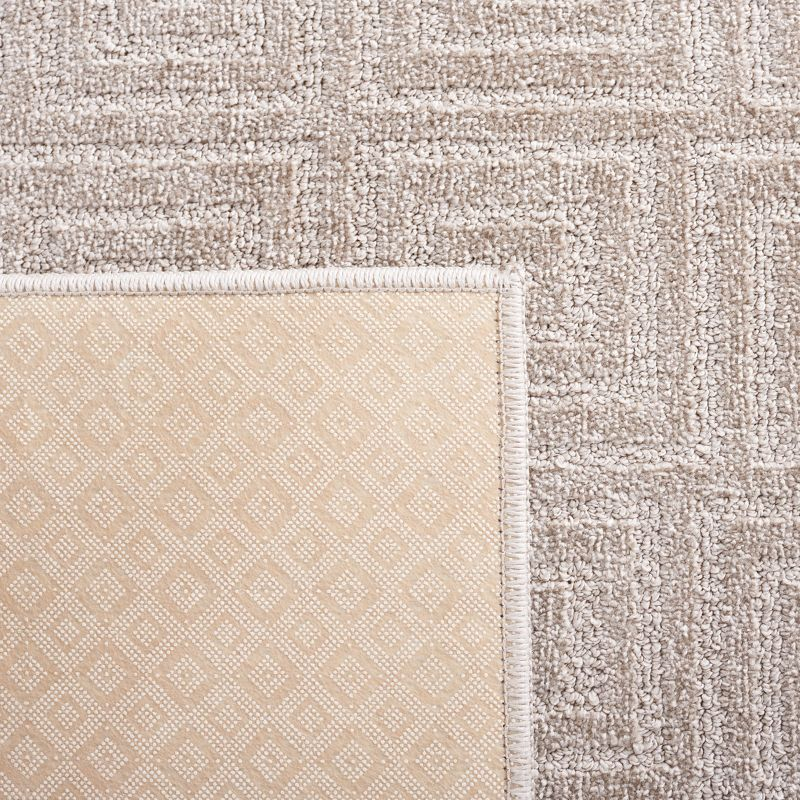 Pattern and Solid PNS412 Power Loomed Area Rug - Beige - 5'3"x7'6" - Safavieh.