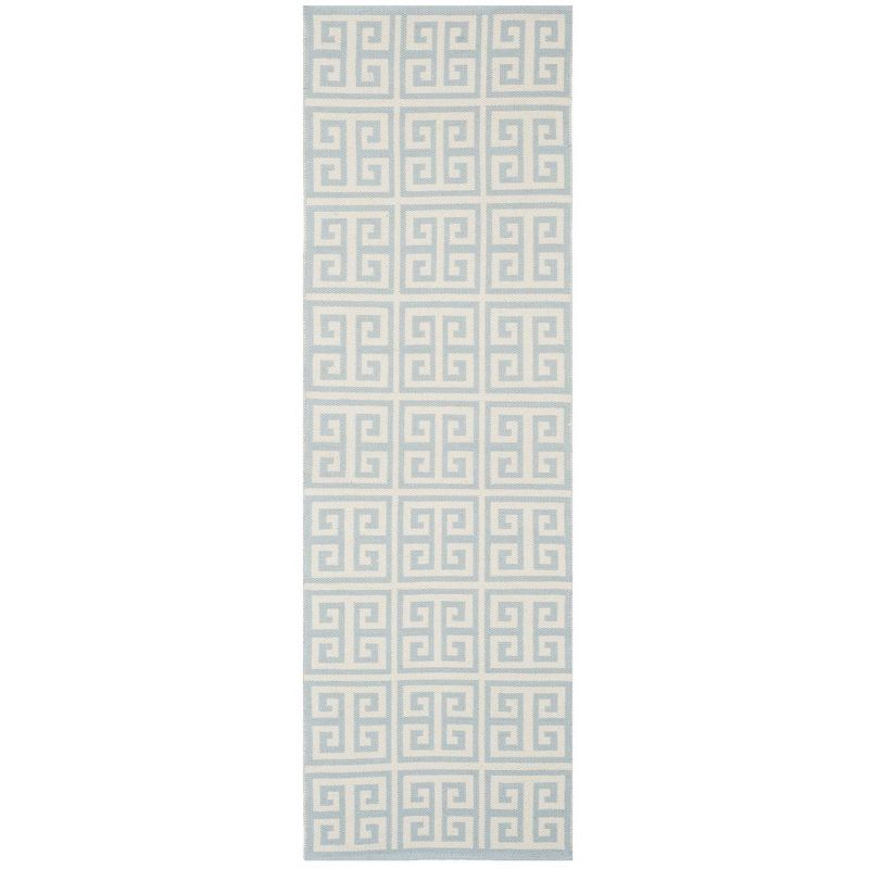 Montauk MTK724 Hand Woven Indoor Runner Rug - Light Blue/Ivory - 2'3"x7' - Safavieh.