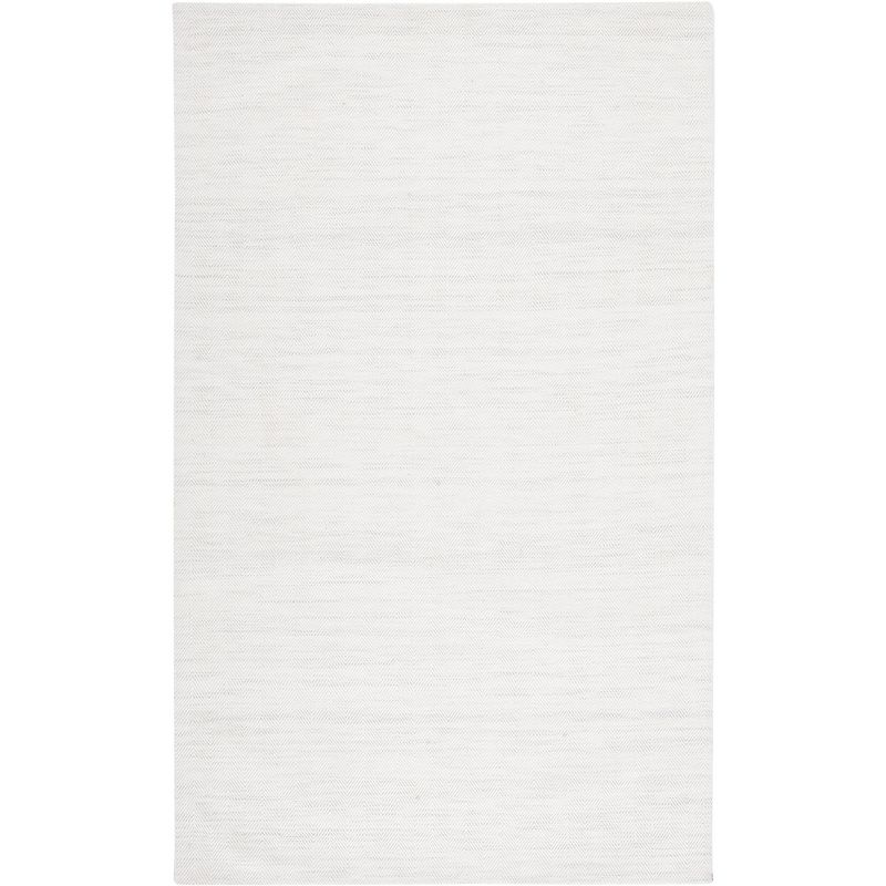 Marbella MRB313 Hand Woven Area Rug - Silver/Ivory - 4'x6' - Safavieh.