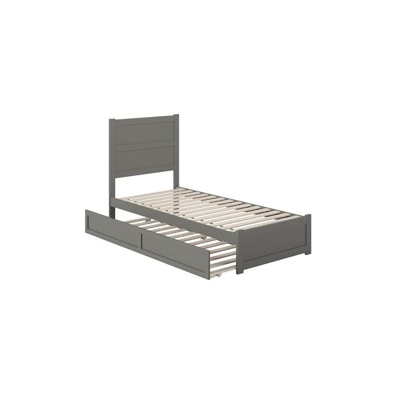 AFI Furnishings NoHo Platform Bed TXL with Footboard & TXL Trundle AG