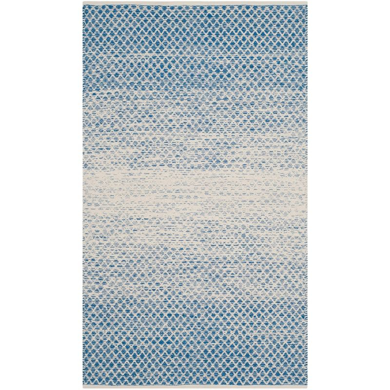 Montauk MTK601 Hand Woven Indoor Accent Rug - Blue/Ivory - 2'3"x5' - Safavieh
