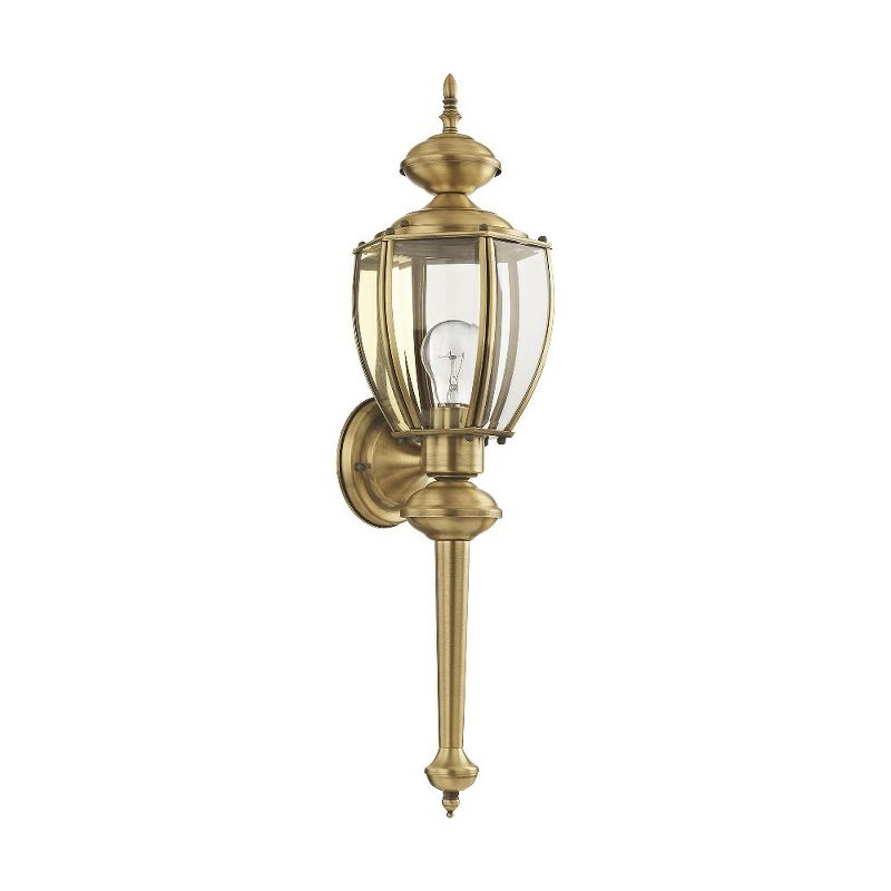 Livex Lighting 1 - Light Wall Light in  Antique Brass