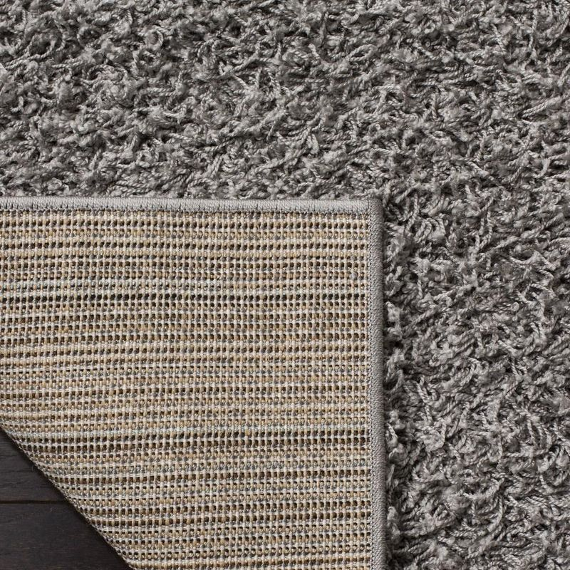 Athens Shag SGA119 Power Loomed Indoor Area Rug - Light Grey - 6'x9' - Safavieh.