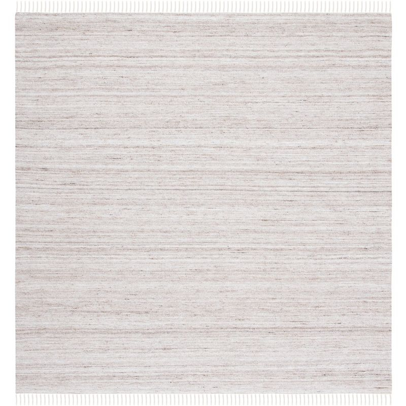 Kilim KLM551 Hand Loomed Area Rug - Ivory/Brown - 7'x7' - Safavieh.