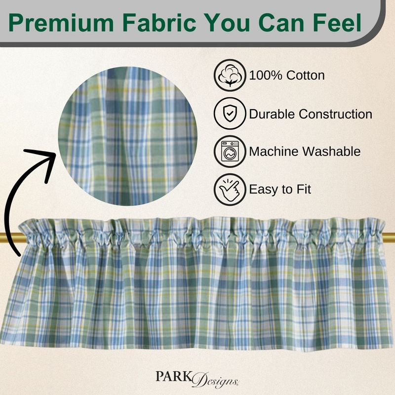 Park Designs Blue Sarasota Valance 14"L