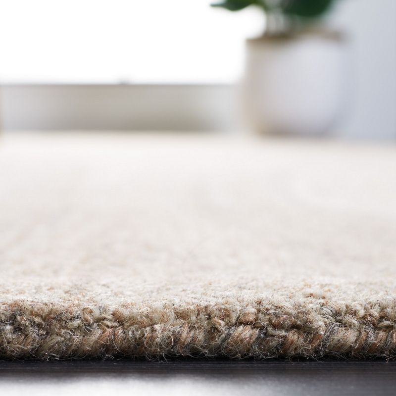 Abstract ABT901 Handmade Indoor Runner - Beige/Grey - 2'-3"x8' - Safavieh