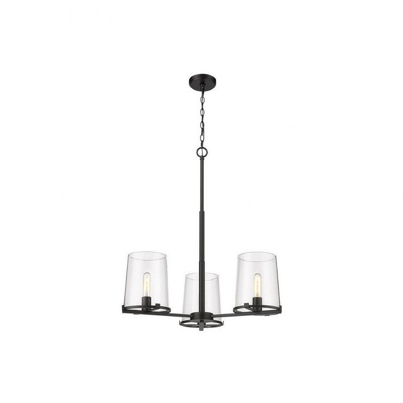 Z-Lite Callista 3 - Light Chandelier in  Matte Black