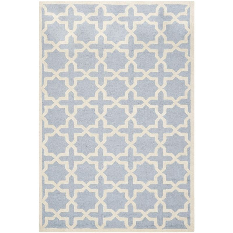 Cambridge CAM125 Tufted Indoor Area Rug - Light Blue/Ivory - 9'x12' - Safavieh