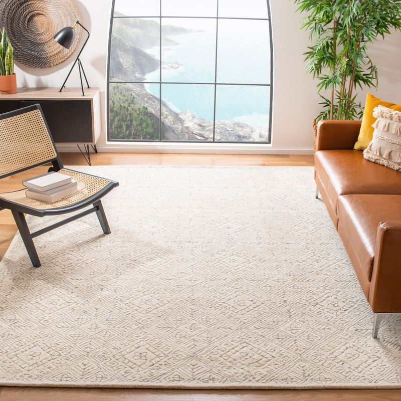 Glamour GLM660 Hand Tufted Indoor Area Rug - Ivory/Beige - 8'x10' - Safavieh