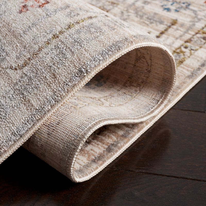 Vintage Persian VTP427 Power Loomed Area Rug - Ivory/Sage - 6'7"x6'7" - Safavieh.