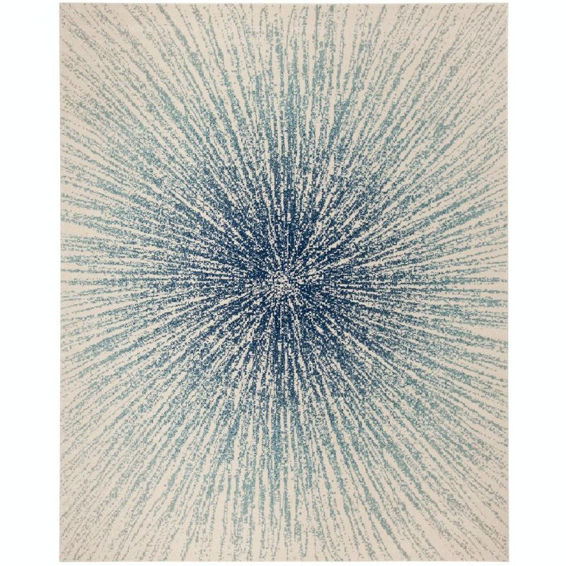 Evoke EVK228 Power Loomed Indoor Area Rug - Royal/Ivory - 11'x15' - Safavieh