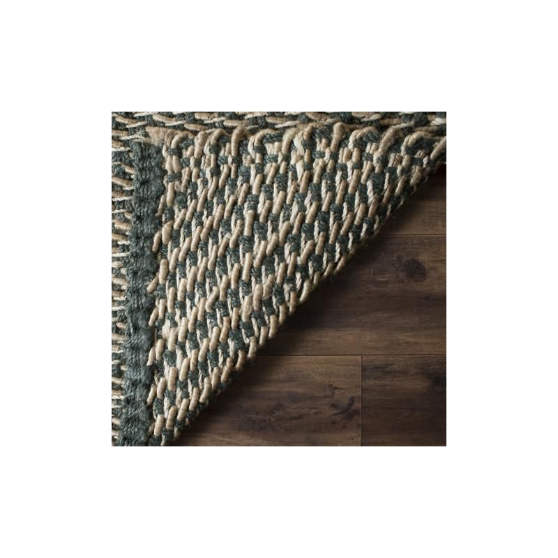 Natural Fiber NF454 Hand Woven Indoor Area Rug - Blue/Natural - 6'x6' - Safavieh