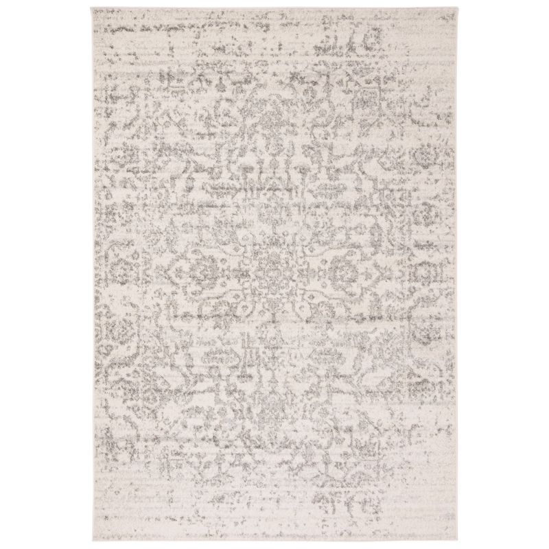 Madison MAD603 Power Loomed Indoor Area Rug - Silver/Ivory - 5'3"x7'6" - Safavieh