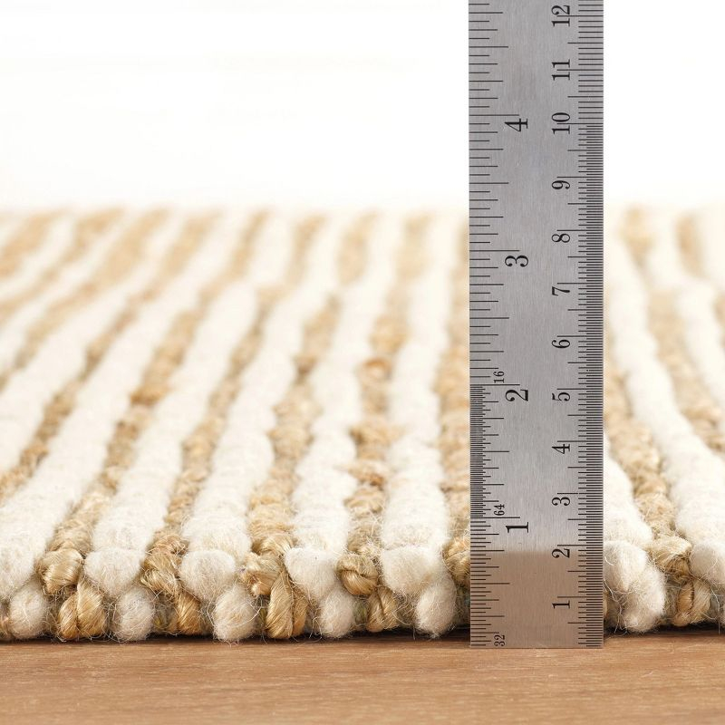 Twiggy Natural Handwoven Wool/Jute Rug