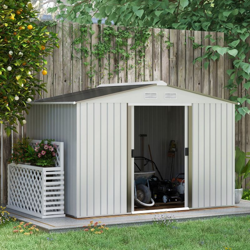 Outsunny Metal Storage Shed