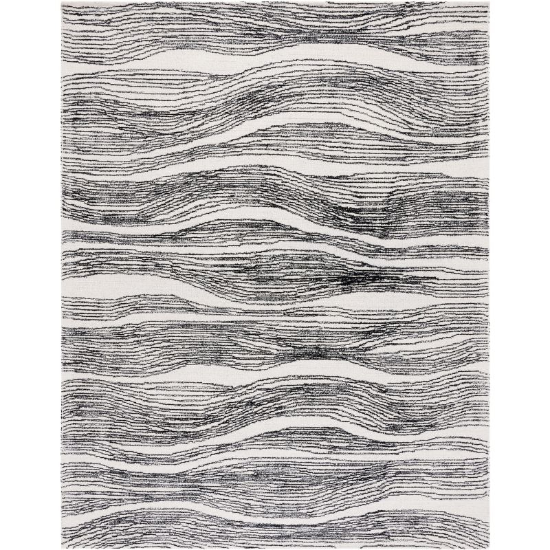 Metro MET995 Hand Tufted Indoor Area Rug - Ivory/Black - 8'x10' - Safavieh