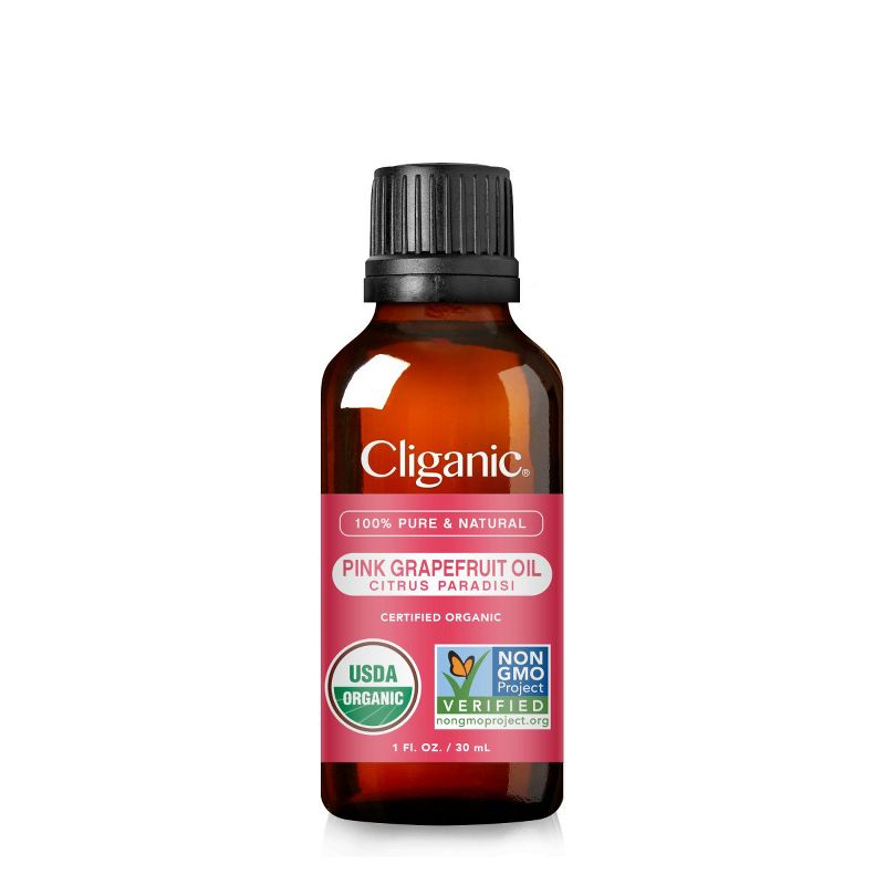 Cliganic Organic Pink Grapefruit Oil, 1oz
