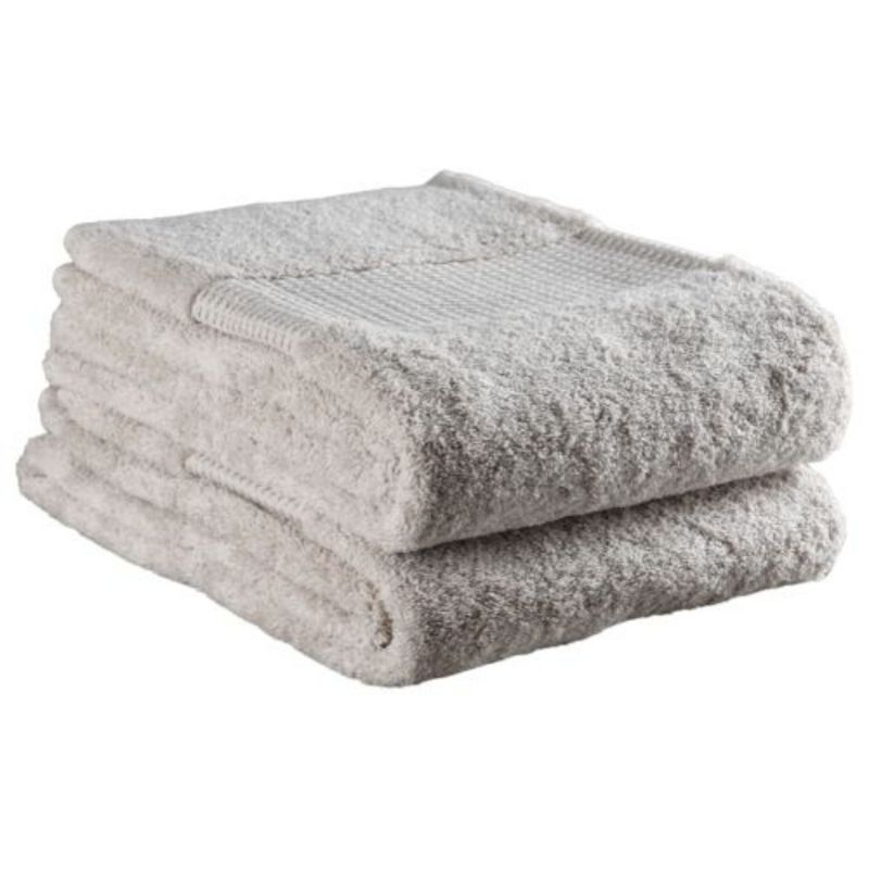 Delilah Home 100% Organic Cotton Towels, 13-Inch by 13-Inch, Face Towels (Twin Pack)
