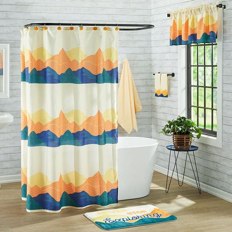 The Lakeside Collection Never Stop Exploring Bath Collection - Shower Curtain