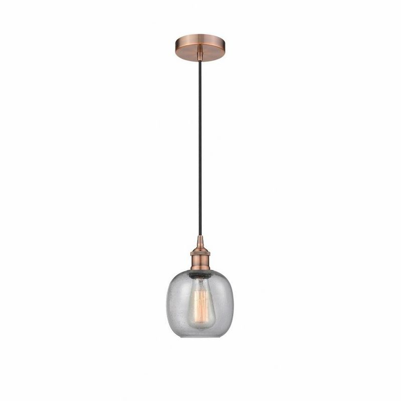 Innovations Lighting Belfast 1 - Light Pendant in  Antique Copper