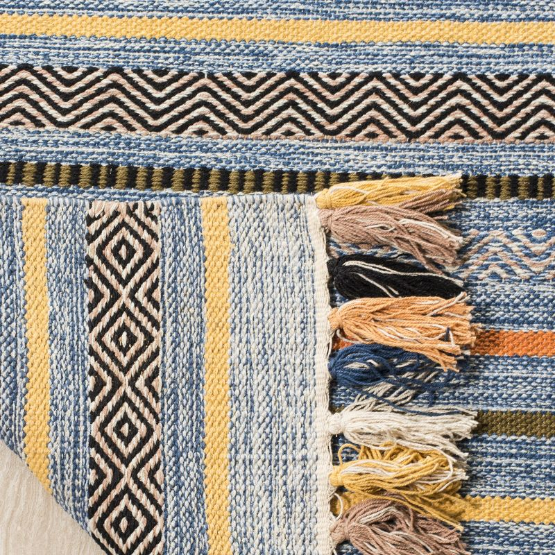 Montauk MTK901 Hand Woven Indoor Area Rug - Blue/Multi - 6'x6' - Safavieh.
