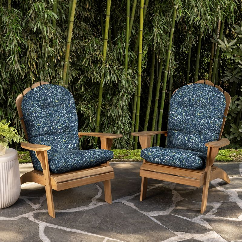 ARDEN earthFIBER Rocking Chair Cushion, Set of 2, 21.5 x 48, Rain-Proof, Fade Resistant, Cushions for Rocking and Adirondack Chairs 21.5 x 48
