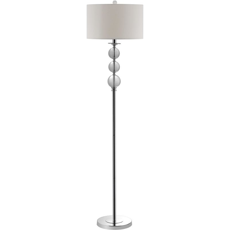 Pipa Glass Globe Floor Lamp - LIT4105 - Crystal - Safavieh