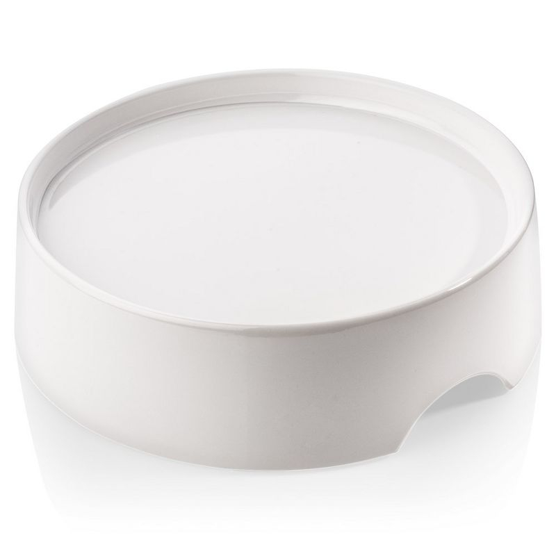 CatGuru Food Table for Cat Bowl, Marshmallow