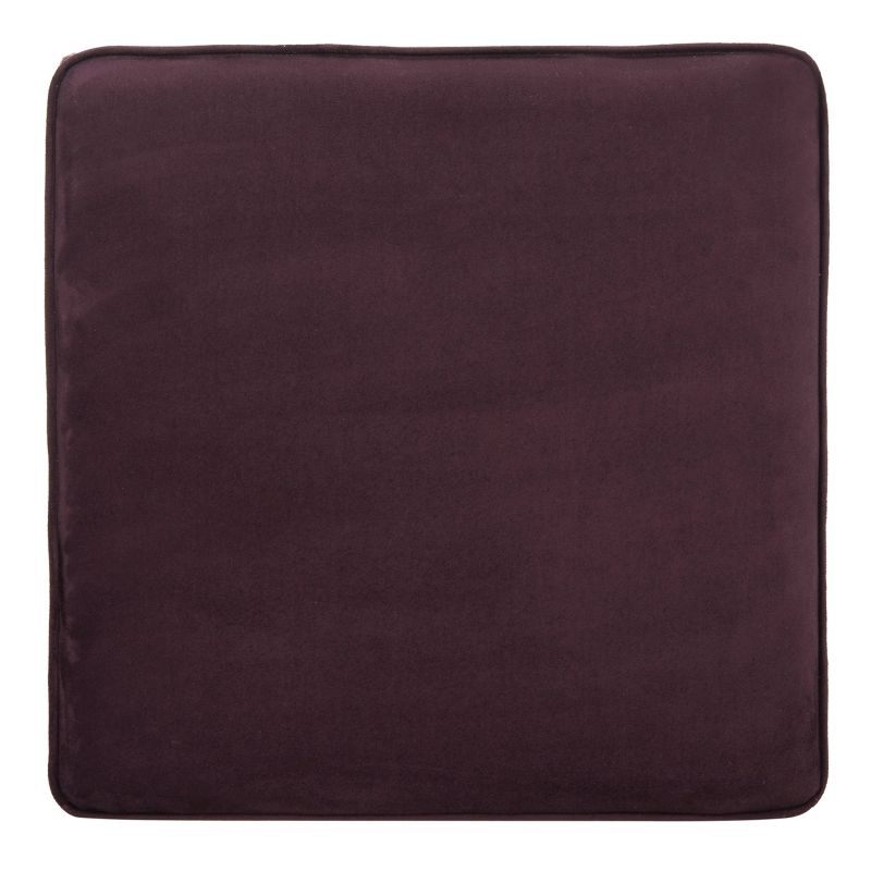 Mystic Ottoman with Silver Nail Heads - Plum - Safavieh